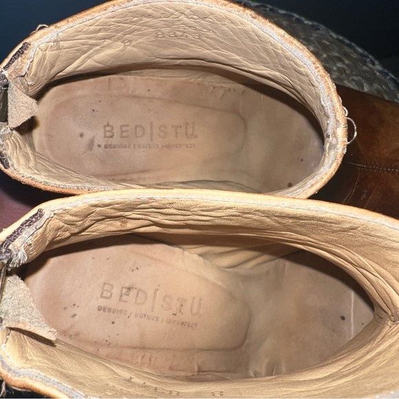 Bed Stu Onset Cobbler Series Peep Toe Bootie - Picture 7 of 10